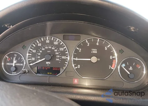 2001 BMW Z3 2.5I z USA, uszkodzony, nr VIN WBACN33421LK46169